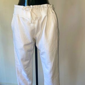 ALL WHITE SWEAT PANTS
